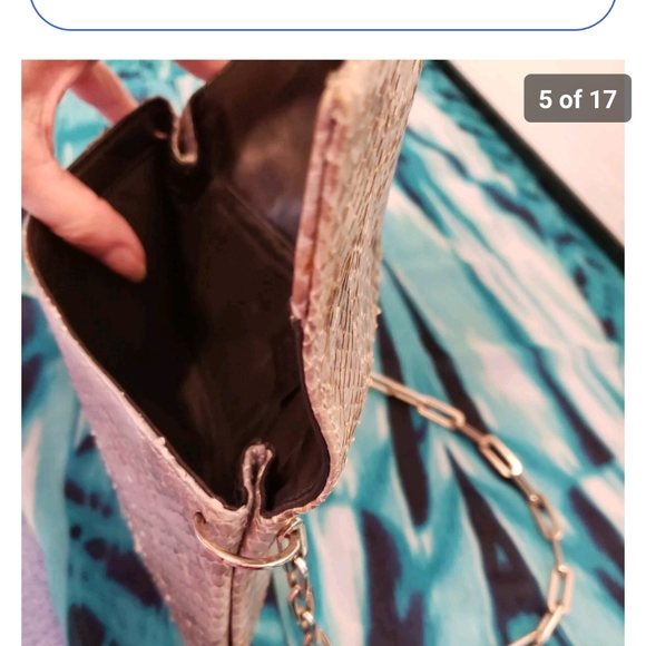 Vintage Gucci Tom Ford Runway Python Snakeskin shoulder clutch bag - Picture 7 of 12